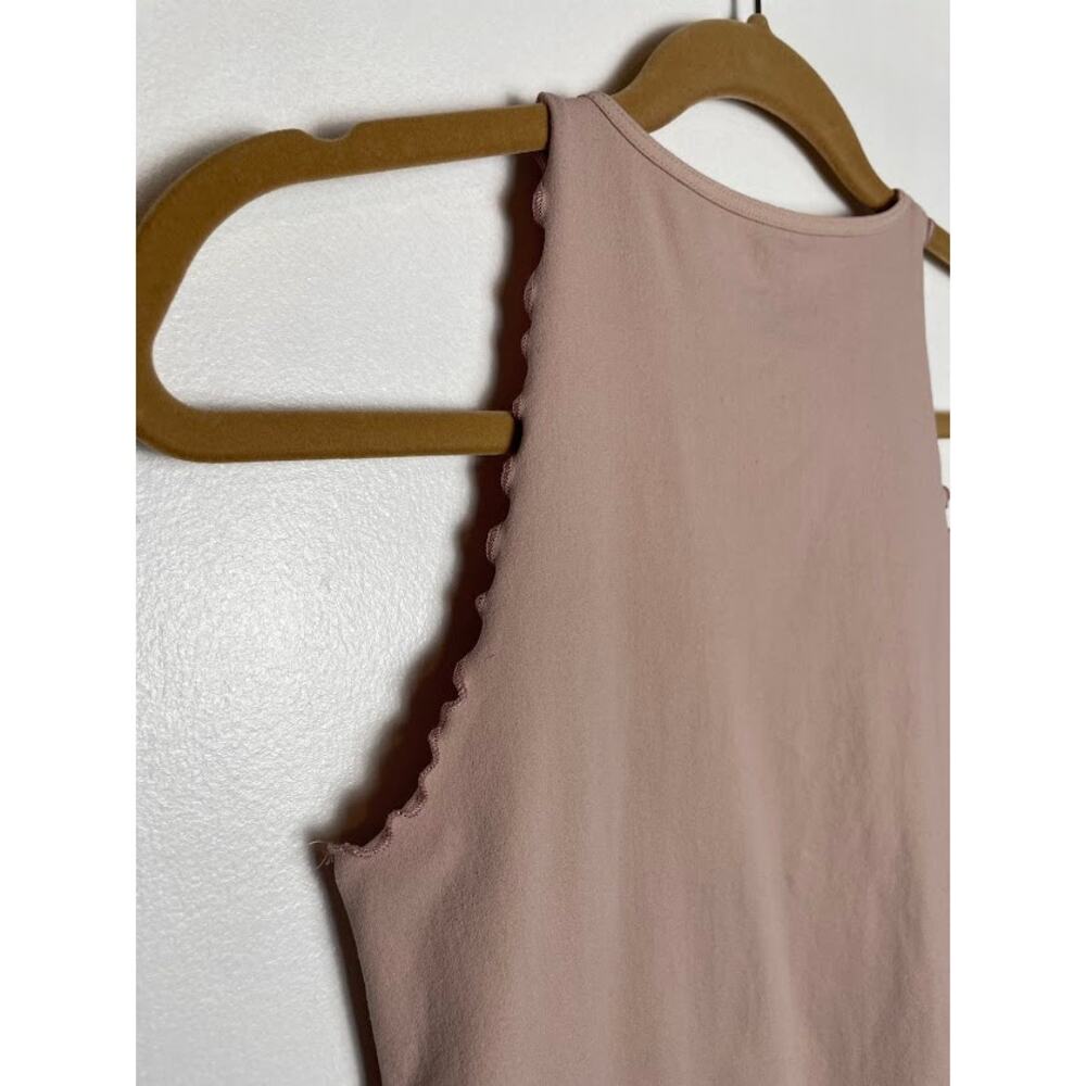Intimately Free People Feels Right Ballet Pink Bodysuit Womens M/L Fitted Top - Picture 10 of 13